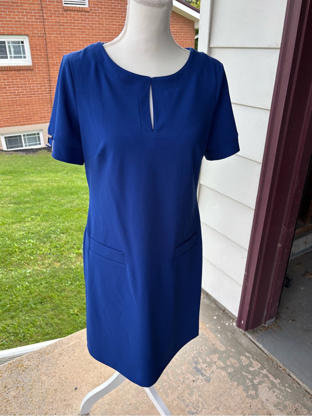 Tommy Hilfiger Royal Blue Short Sleeve Shift Dress